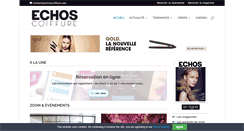Desktop Screenshot of echoscoiffure.fr